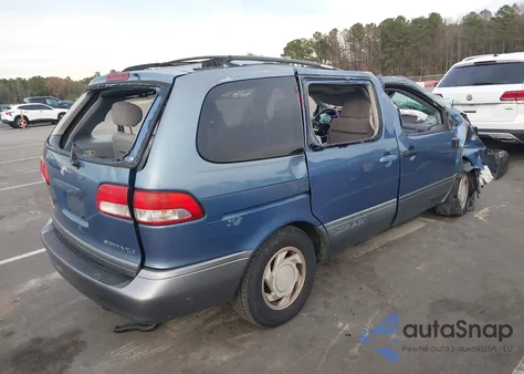 2002 Toyota Sienna Xle из США, поврежденный, VIN 4T3ZF13CX2U486414